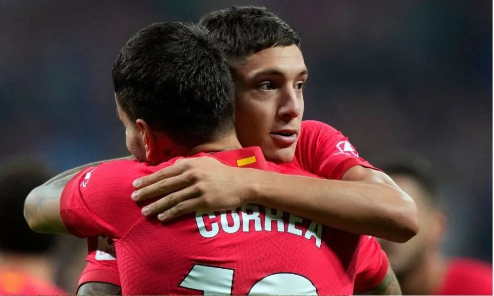 Con sello argentino: Atlético Madrid ganó con goles de Ángel Correa y Nahuel Molina