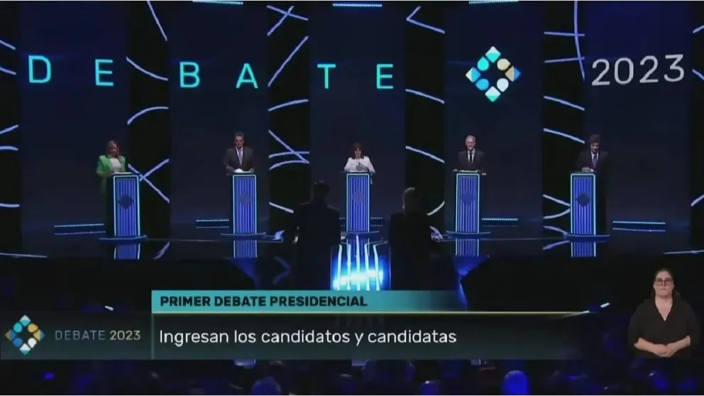 Milei no logró sacar ventaja sobre sus rivales en el debate presidencial