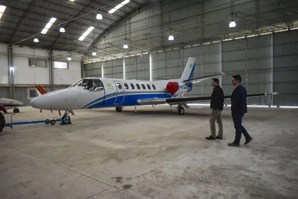Estiman que el hangar del aeropuerto de Viedma se inaugurará en febrero o marzo