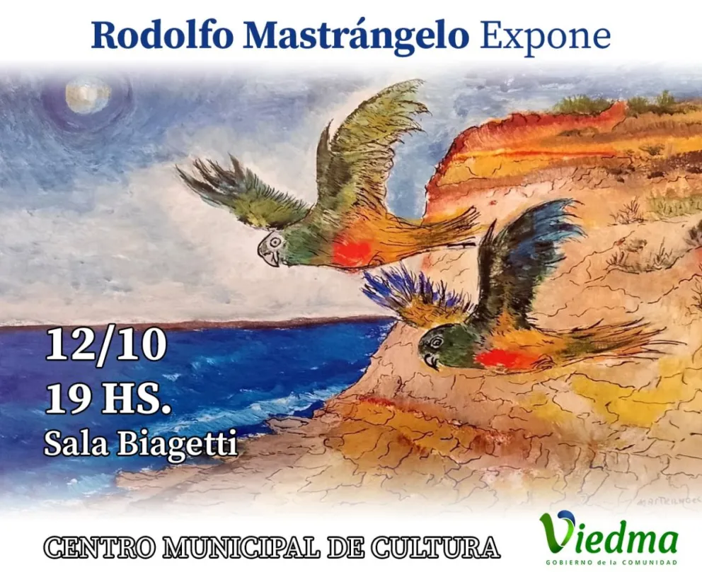 Rodolfo Mastrángelo inaugura su muestra en el Centro Cultural