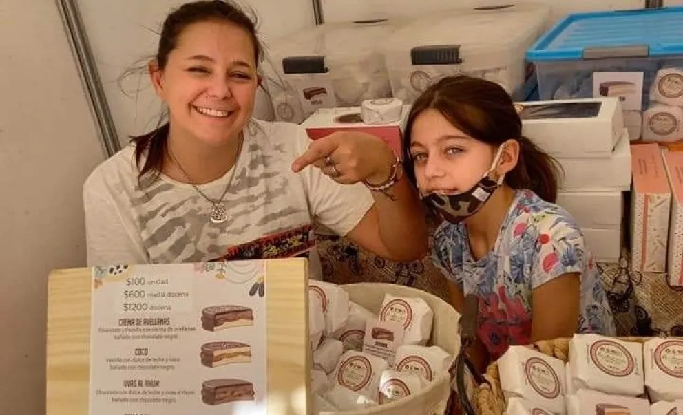 Los mejores alfajores artesanales de la Comarca los tiene Andreina y los exporta