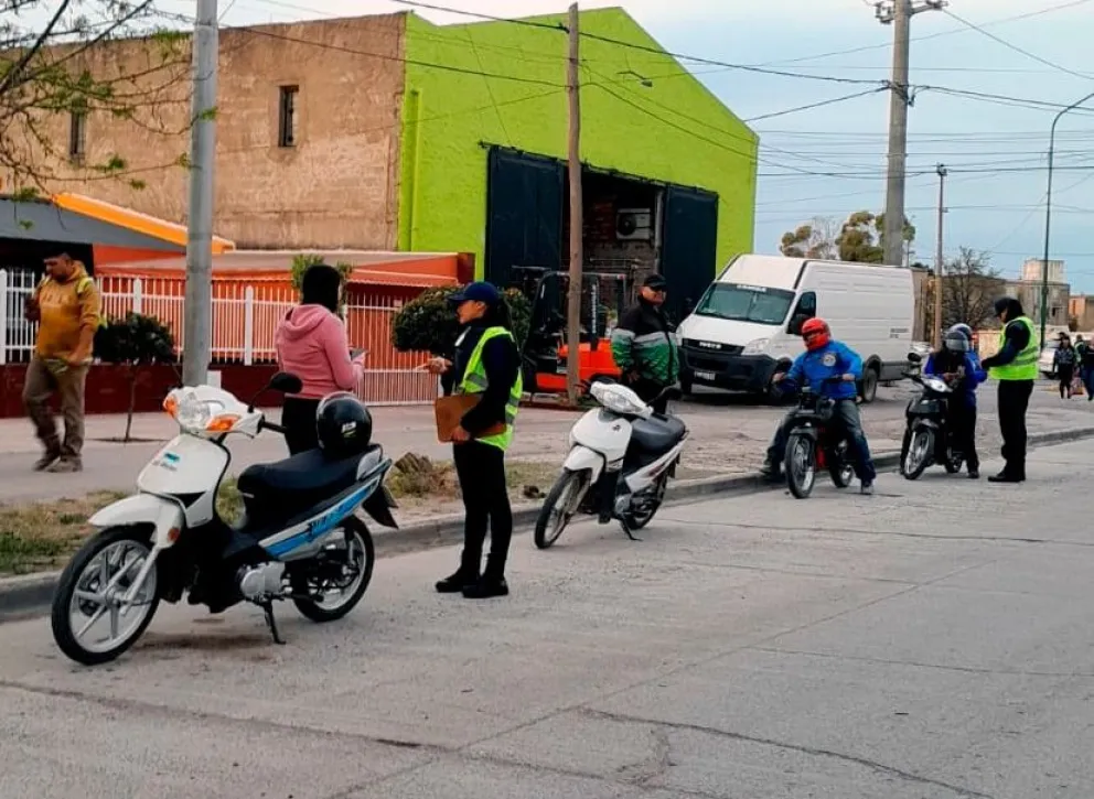 Los controles vehiculares en Viedma llevan secuestradas 175 motos