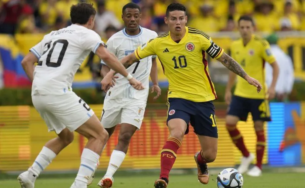 Colombia y Uruguay repartieron puntos en un partidazo