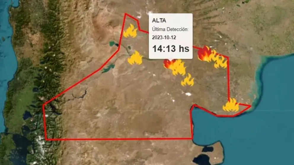 Río Negro un sistema de alerta automática de incendios