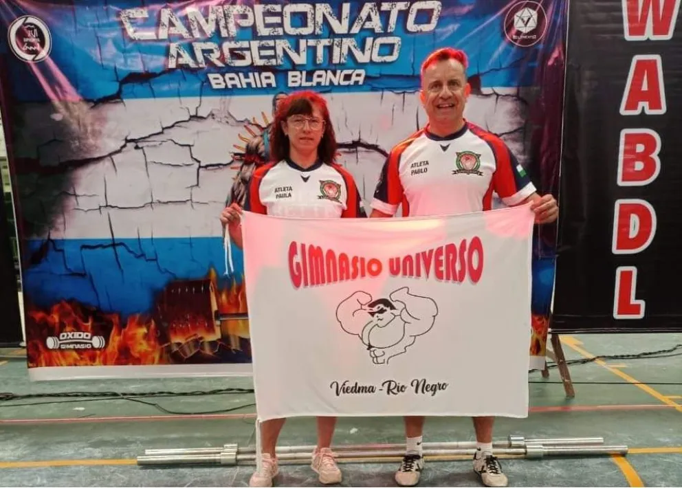 Paula Mardones y Pablo Morón, récord en fuerza en Banco