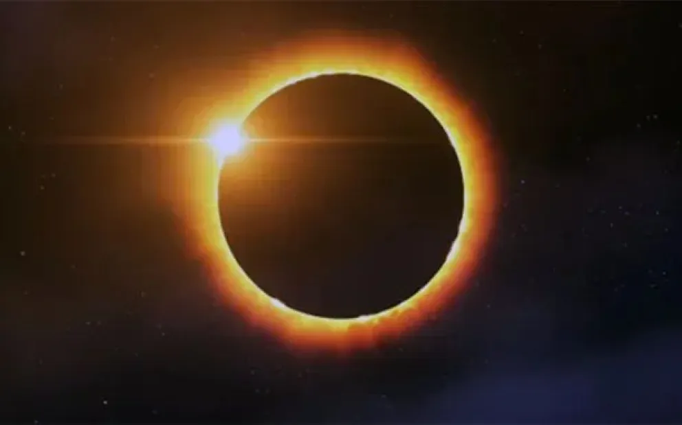 Así se vio el "anillo de fuego", el eclipse anular de Sol 