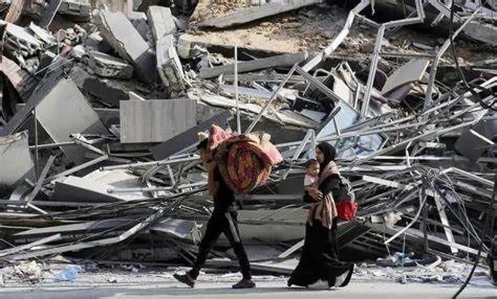 Conflicto en Gaza: un millón de palestinos debieron dejar sus hogares 