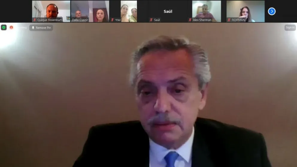 Alberto Fernández se reunió con familiares de rehenes argentinos en Israel