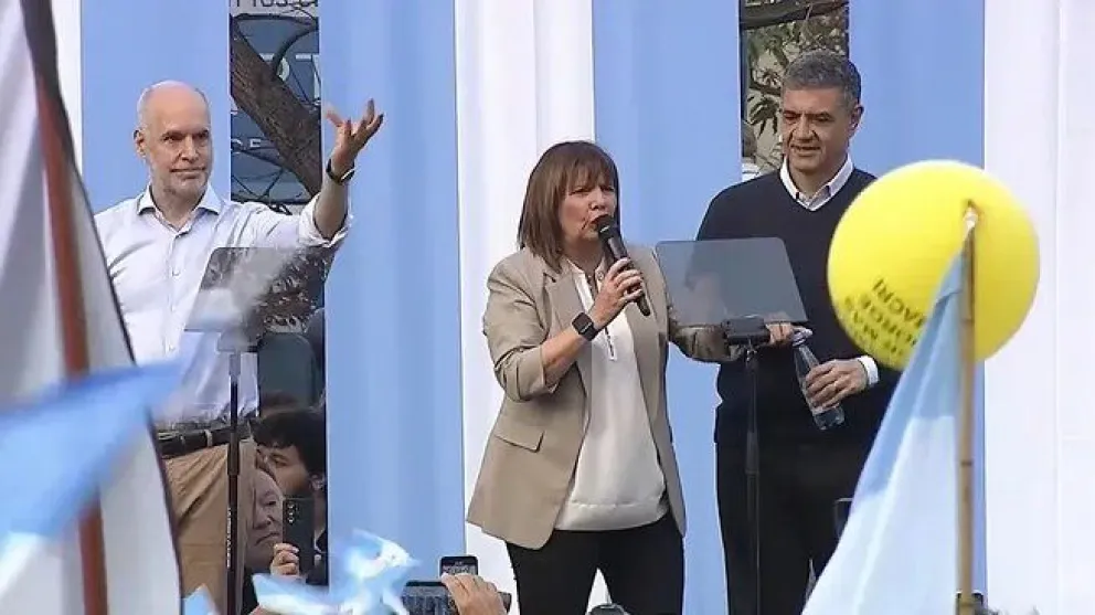 Patricia Bullrich cerró su campaña en CABA: "Se les acabó la joda en la Argentina"