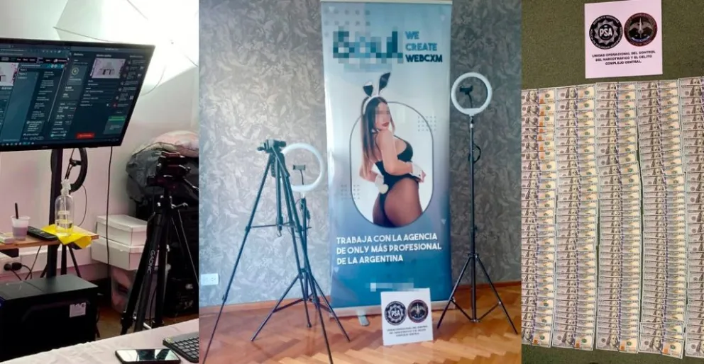 Desbaratan una red de trata que obligaba a chicas a exhibirse en plataformas para adultos
