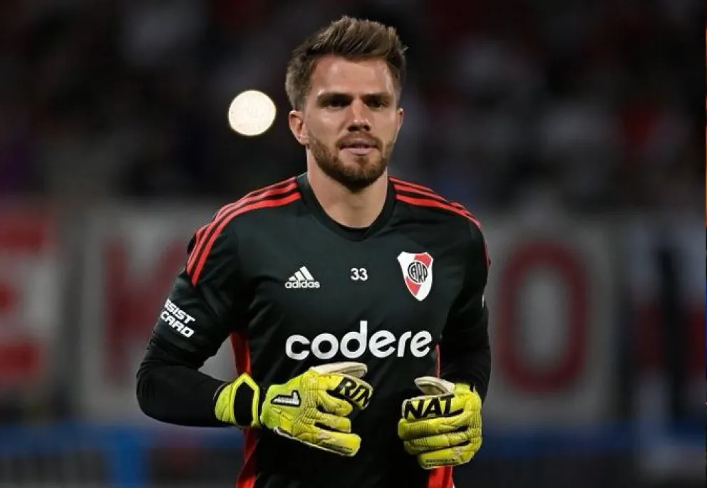 El rionegrino Ezequiel Centurión será el arquero de River en el duelo ante Colón de Santa Fe