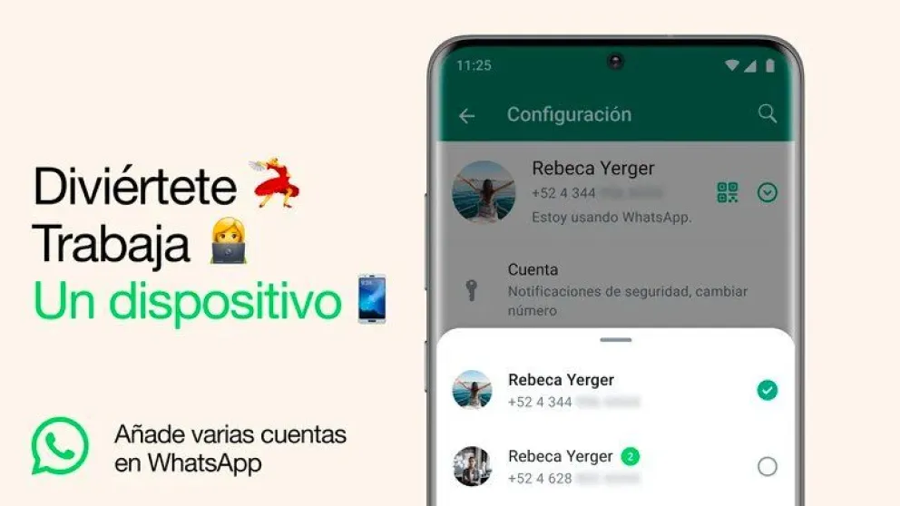 El cambio más esperado: se podrán tener dos cuentas de WhatsApp en un mismo celular