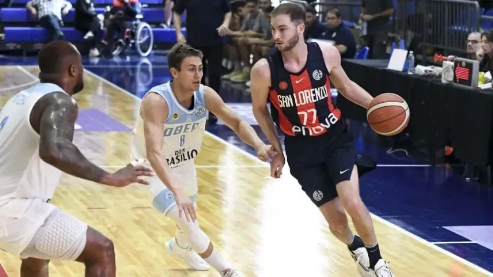 Sobre la chicharra, Federico Grun le dio la victoria a San Lorenzo