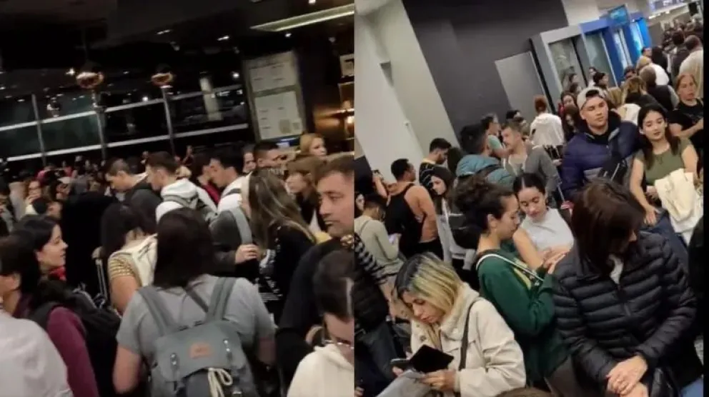 Caos en Aeroparque por paro de maleteros de Intercargo: afectó a aerolíneas low cost