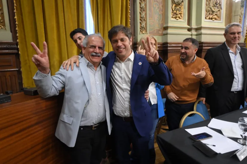 Ricardo Marino se reunió con el gobernador Axel Kicillof y el ministro Sergio Massa