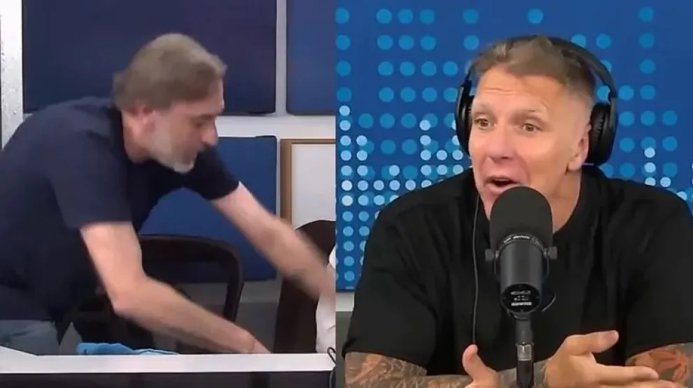 "Vos no vivís conectado con la realidad": "Tronco" Figliuolo contra Fantino en vivo