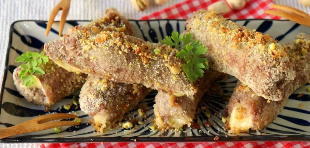 Sabores de Italia en casa: Involtini de ternera con pistachos