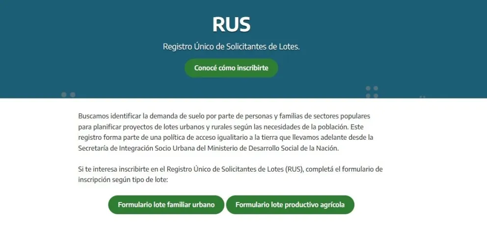 ¿Sabías que podes solicitar un lote con servicios?: requisitos y pasos para anotarse