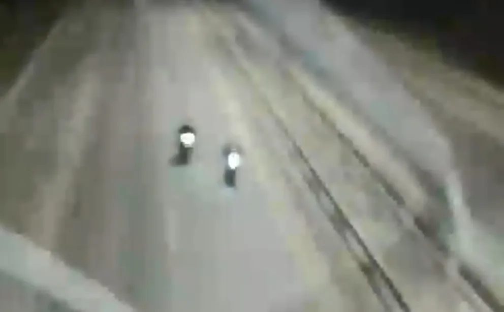 Desafío a la muerte: motociclistas corrieron picadas en la ruta en Viedma 