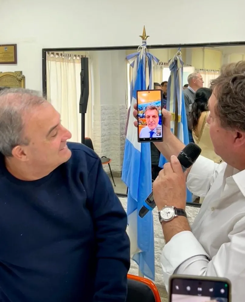 Massa agradeció el apoyo de Juntos Somos Río Negro