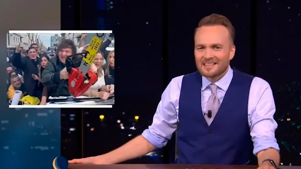 Un programa holandés describe a Milei como "hombre lobo con motosierra" y "loco total"