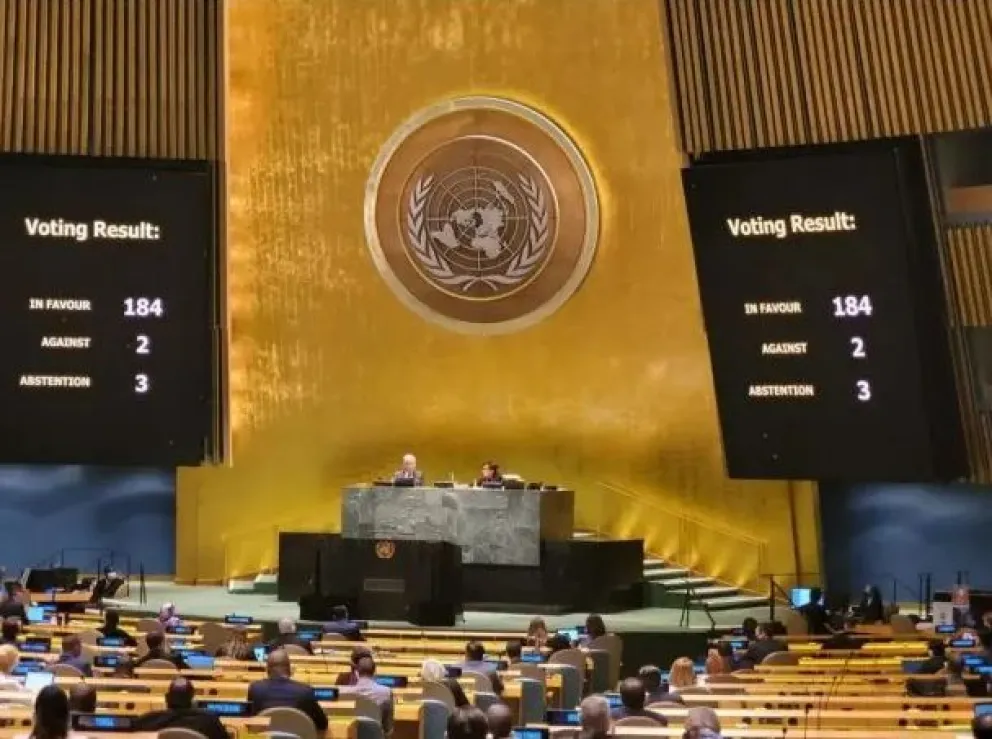 Histórica resolución de la ONU: exige poner fin al bloqueo estadounidense a Cuba
