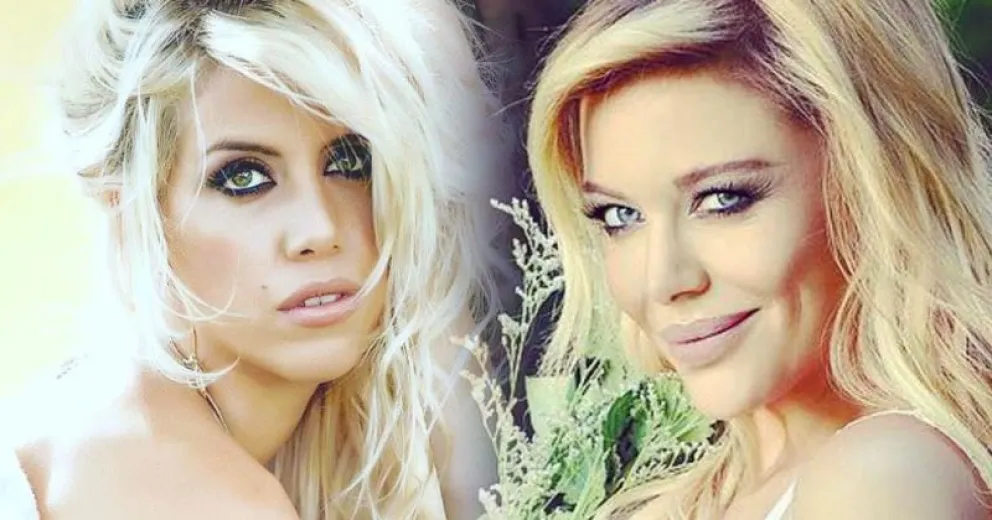 El inesperado acercamiento entre Evangelina Anderson y Wanda Nara en Argentina