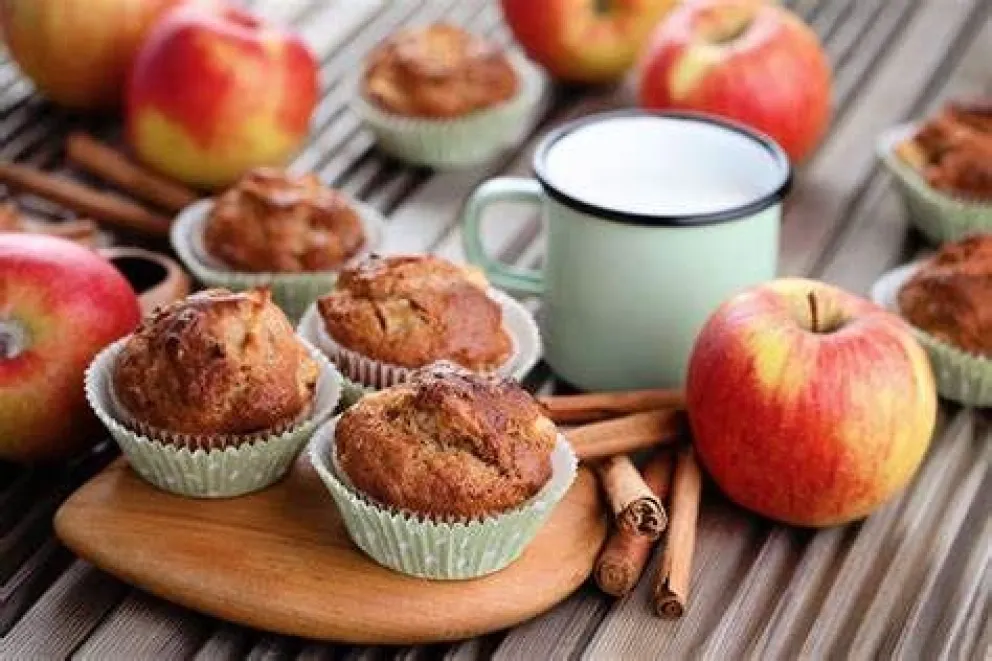 Muffins de manzana sin TACC: receta saludable y económica
