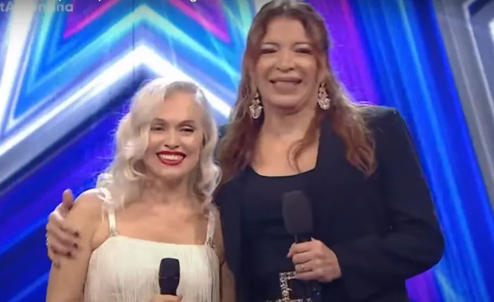La viedmense Claudia Peter se metió en la Semifinal de Got Talent Argentina: “Tenés algo que me atrapa”