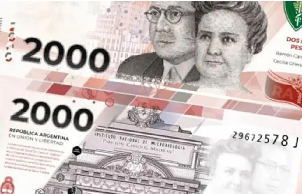 Nuevo billete de $2.000 circula con medidas de seguridad reforzadas