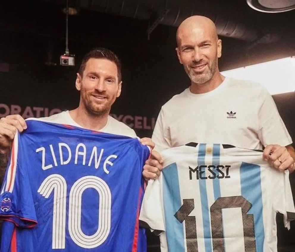 Messi y Zidane cara a cara: la influencia de Maradona, y el recuerdo de la infancia