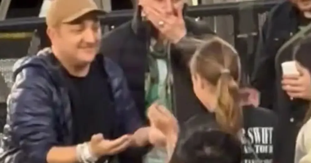 El accidente de Diego Topa con una fan en el recital de Taylor Swift