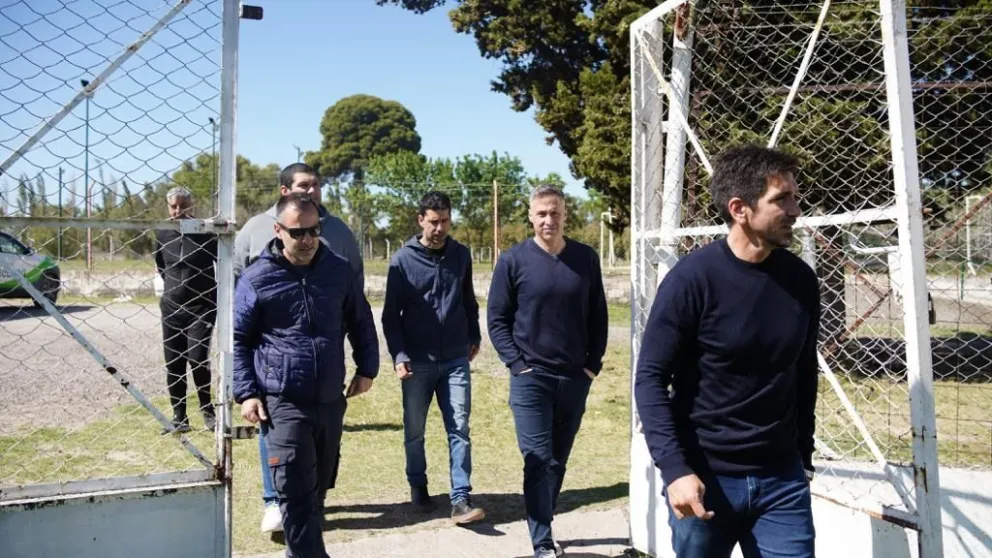 Autoridades nacionales visitaron las instalaciones del Deportivo Patagones
