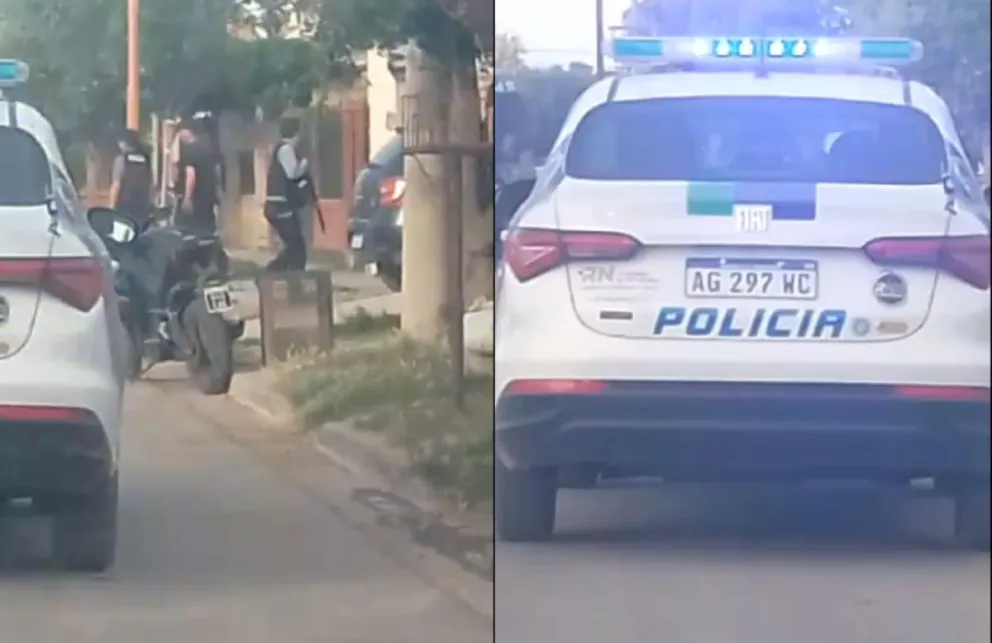 Dos policías lesionados al detener a un prófugo