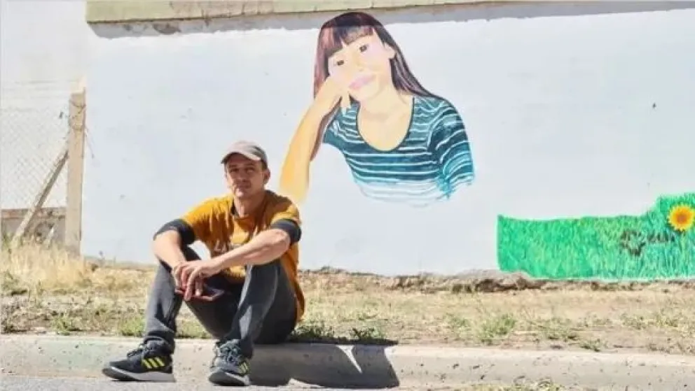Avanza el mural en honor a Agustina Fernández