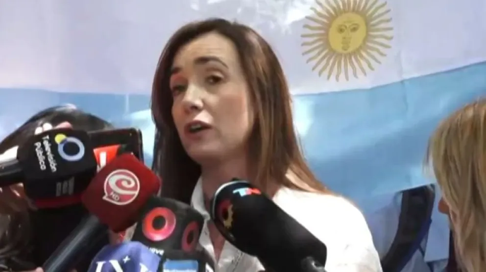 Victoria Villarruel votó y cuestionó “hacer pintadas de los 30.000” en un jardín de infantes