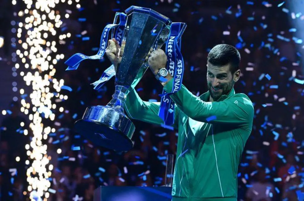 El hombre récord: Djokovic es el nuevo campeón del ATP Finals y quebró otra marca