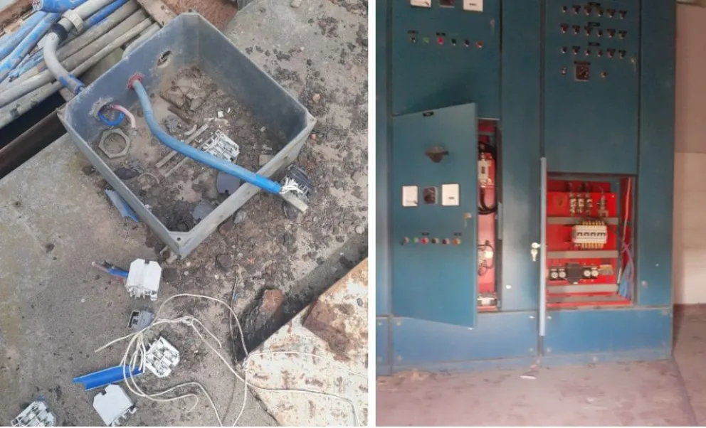 Vandalismo en la principal estación de bombeo de Viedma: “Los daños fueron muy importantes”