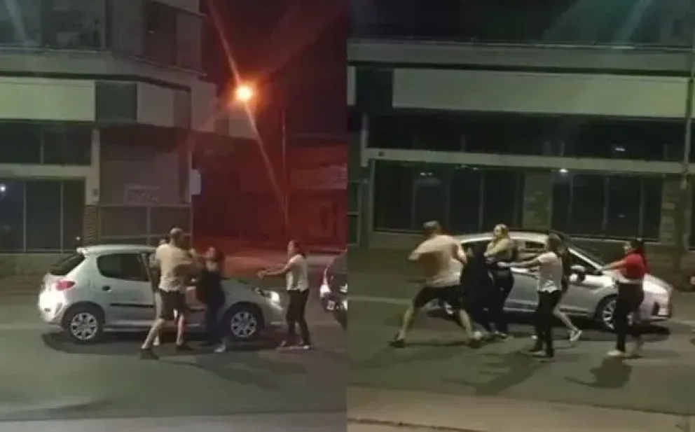 Video: conductor discutió con una mujer tras un incidente de tránsito y la golpeó salvajemente 