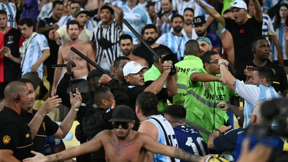 La Conmebol emitió un comunicado sobre la represión a hinchas argentinos en el Maracaná