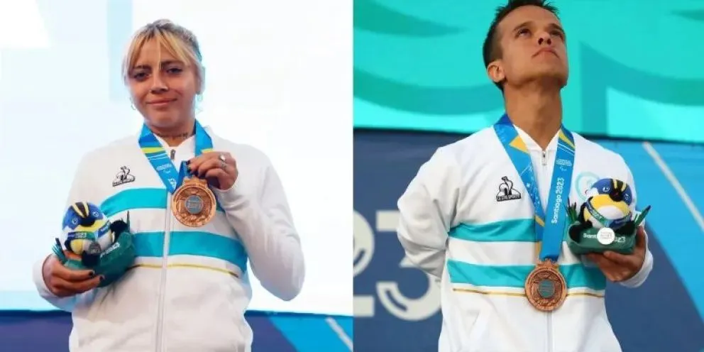 Éxito rionegrino en Santiago 2023: dos Medallas de Bronce en los Para-Panamericanos
