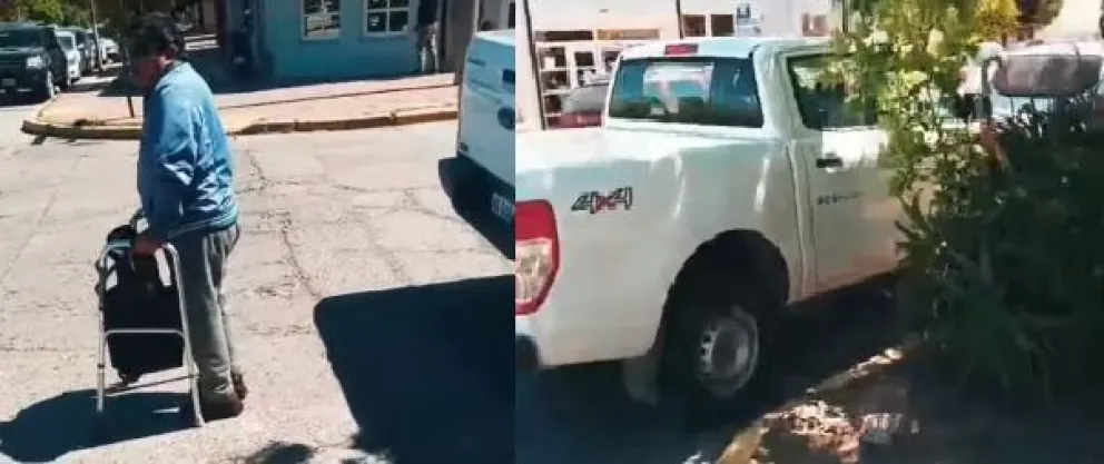 El video que muestra el indignante accionar de un vehículo oficial en Viedma