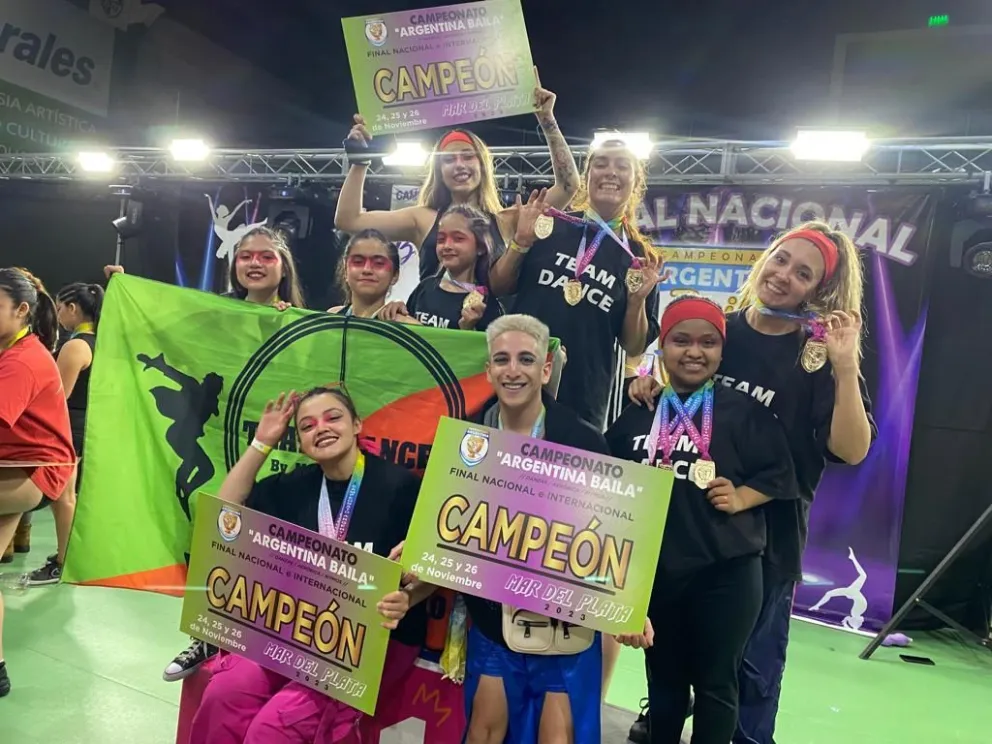Una escuela de la Comarca ganó el Campeonato Nacional de Baile