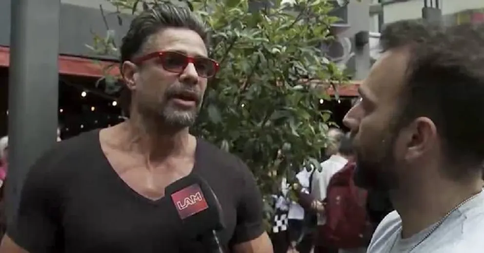 Luciano Castro y un tenso episodio con un cronista de LAM