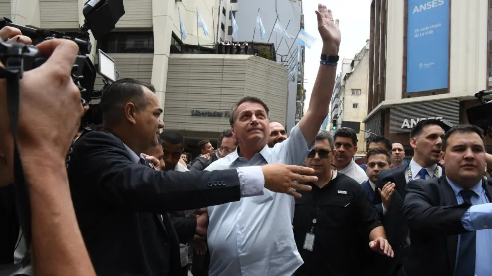 Jair Bolsonaro visitó a Javier Milei y hablaron de la economía argentina