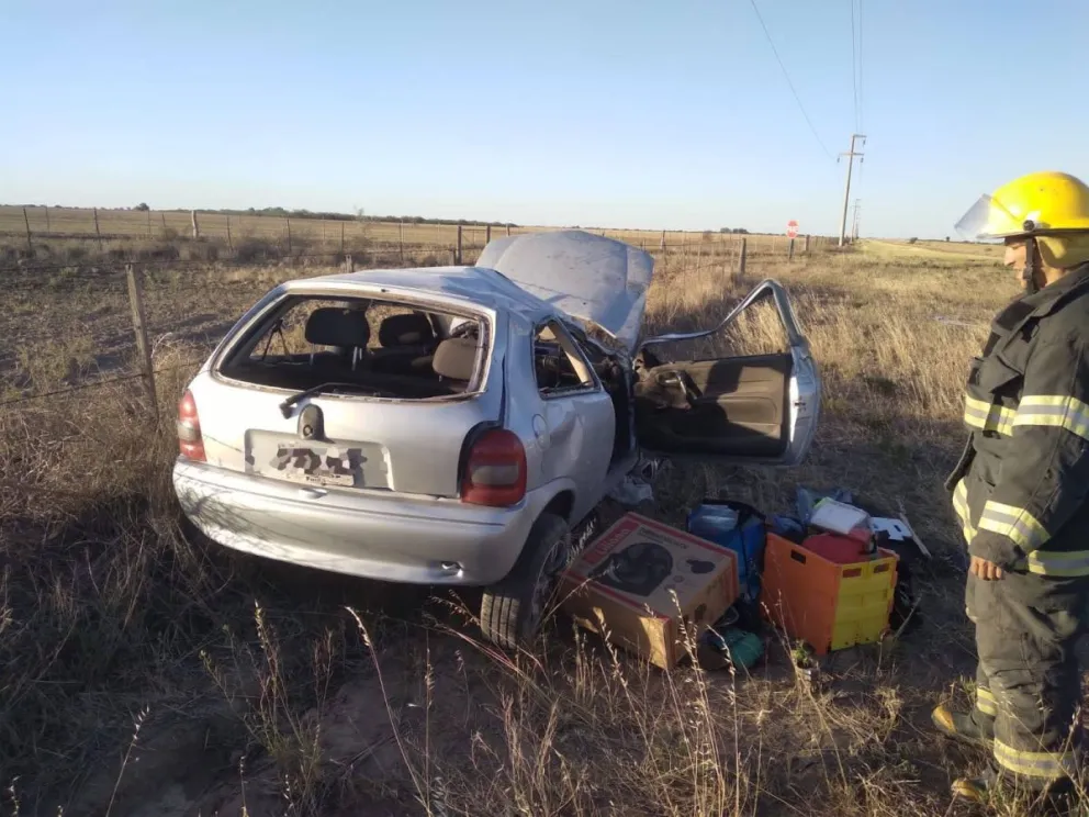 Una viedmense se accidentó en ruta nacional 3 y fue asistida en el hospital de Villalonga 