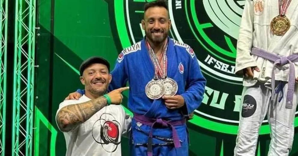 De Viedma al podio mundial de jiu jitsu en Brasil