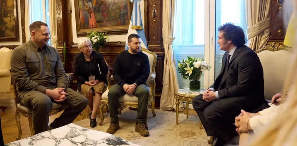Zelenski sobre Milei: “Entendí el apoyo que da a Ucrania”