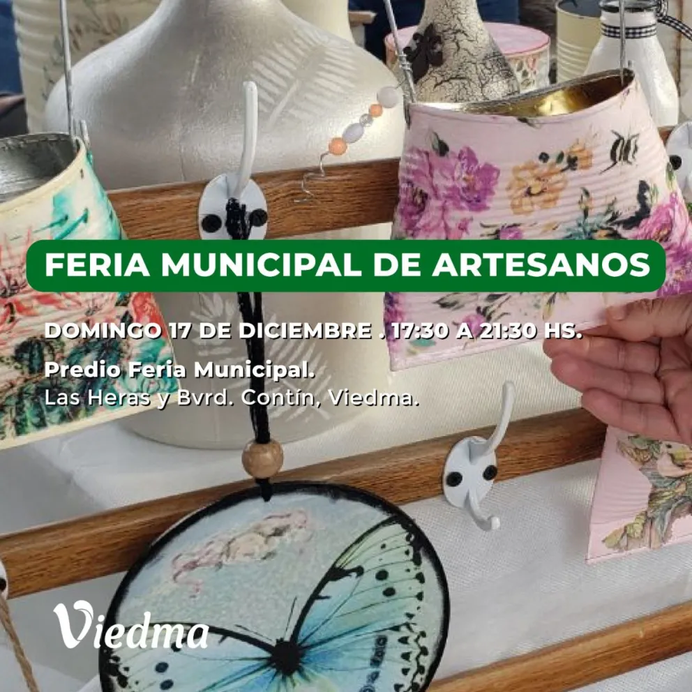 Última edición anual del "Paseo Municipal de Artesanos" en Viedma