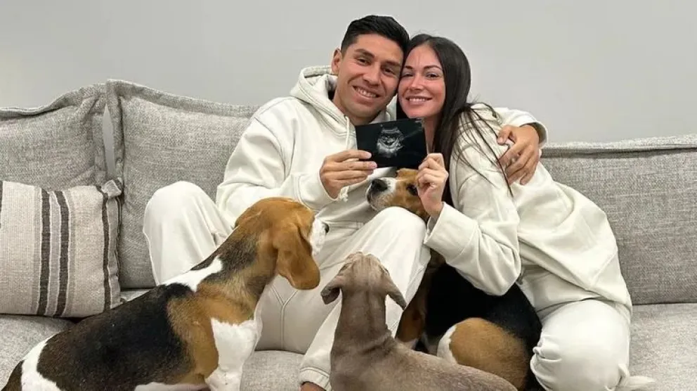 ¡Gran noticia! Gonzalo Montiel y su pareja serán padres por primera vez